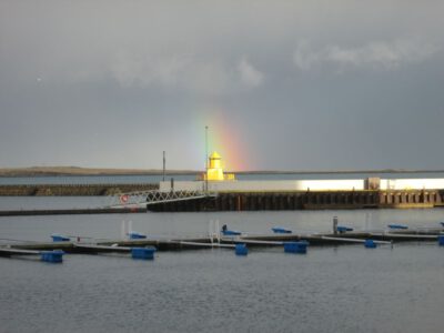 Farbenspiele auf dem Meer